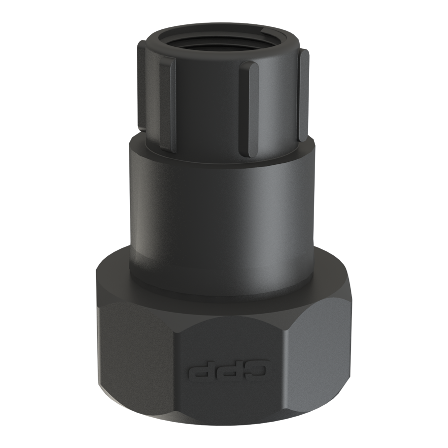 2” NPS female Easy-Seal x 1” NPT Female Adaptor G/P/P