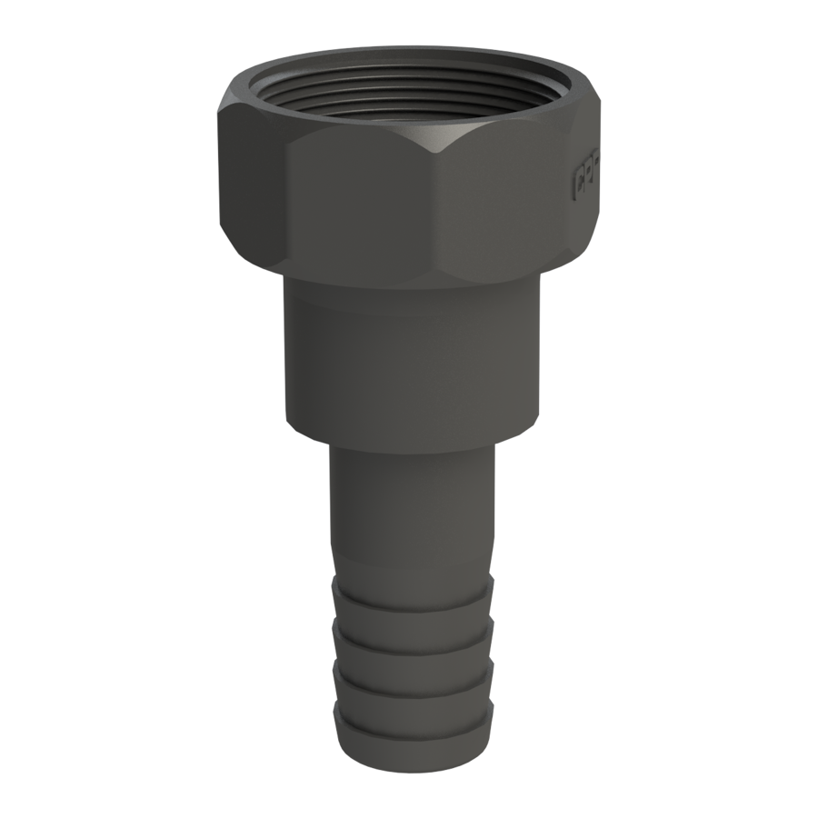 2'' NPS female Easy-Seal x 1¼'' hose barb