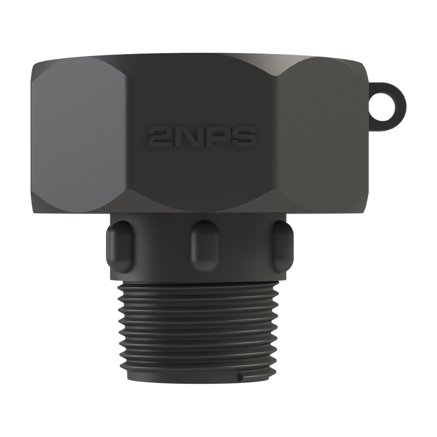 1'' NPT male X 2'' NPS female Easy-Seal