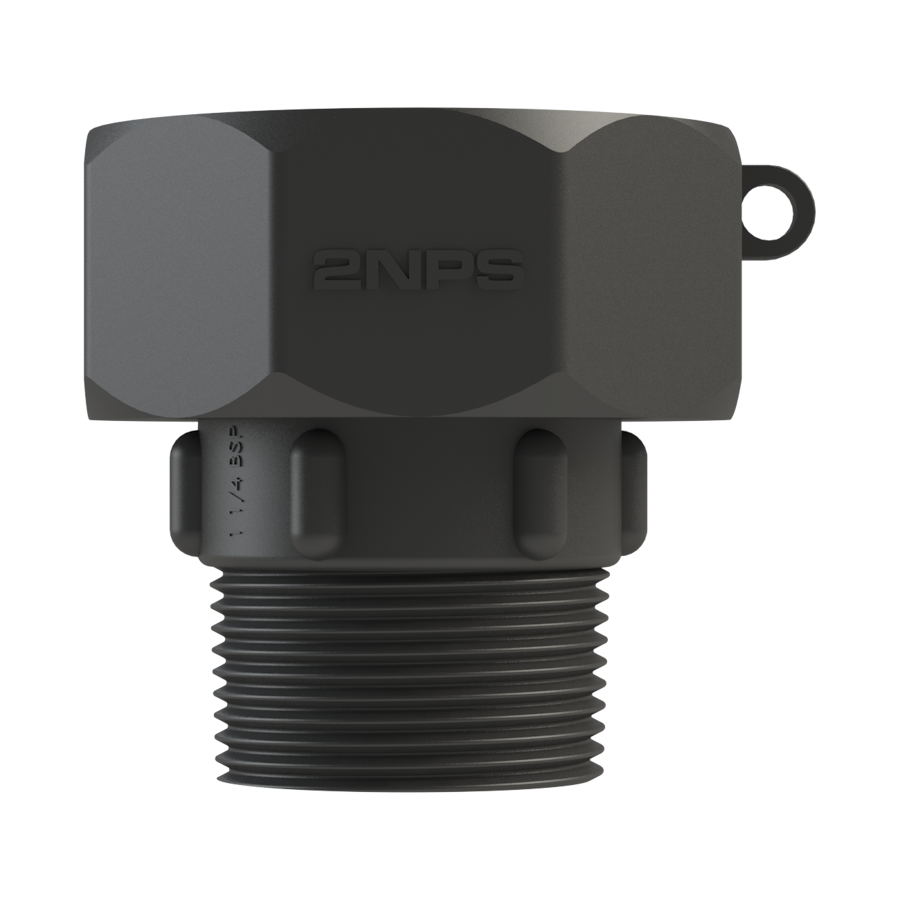 1¼'' NPT male x 2'' NPS female Easy-Seal