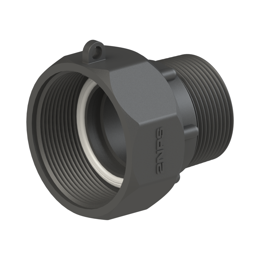 1 ½'' NPT male x 2'' NPS female Easy-Seal