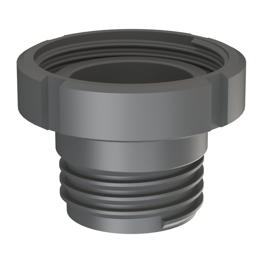 S60x6 Male buttress x RD78 (DIN 11851) Female G/P/P