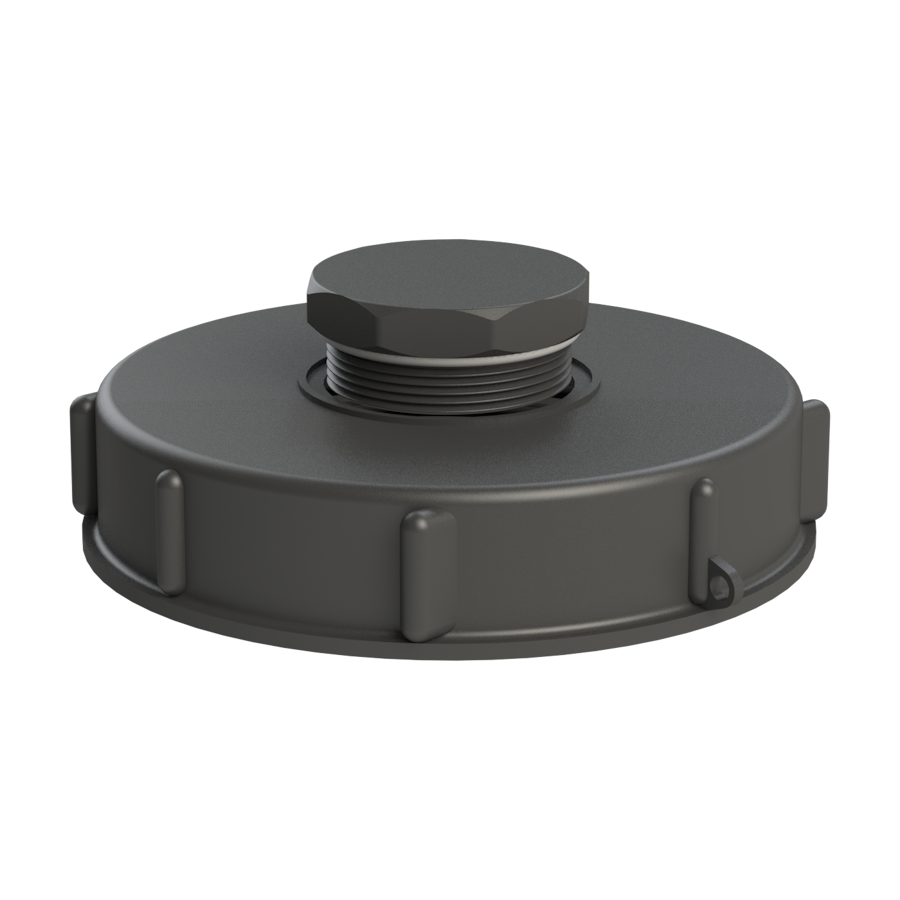 150mm (6’’) IBC fill cap with 2’’ BSP female C/W seal & blank plug