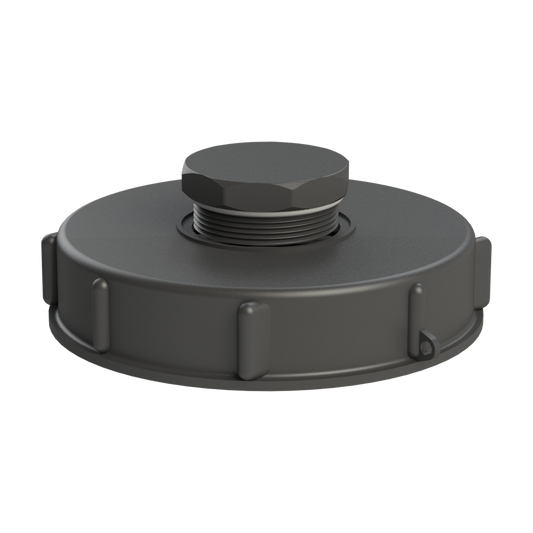 150mm (6’’) IBC fill cap with 2’’ BSP female C/W seal & blank plug
