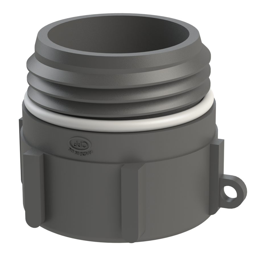 S64X5 male drum thread x 2'' BSP female G/P/P C/W o-ring