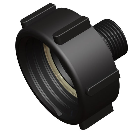 ¾''- 11.5NHR male USA garden thread x S60 x 6 female buttress