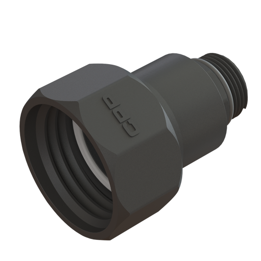 1'' Short BSP Hex Male x S60x6 Buttress Female,c/w o-ring