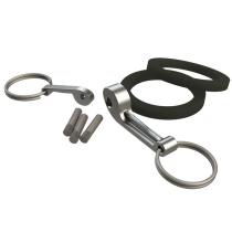 CPP Camlock spare parts including 304 stainless steel replacement arms, pins, finger rings and ribbed PP elastomer gaskets