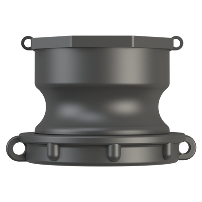 2’’ short Camlock male with 21B x S60X6 female, gasket, cap, foil