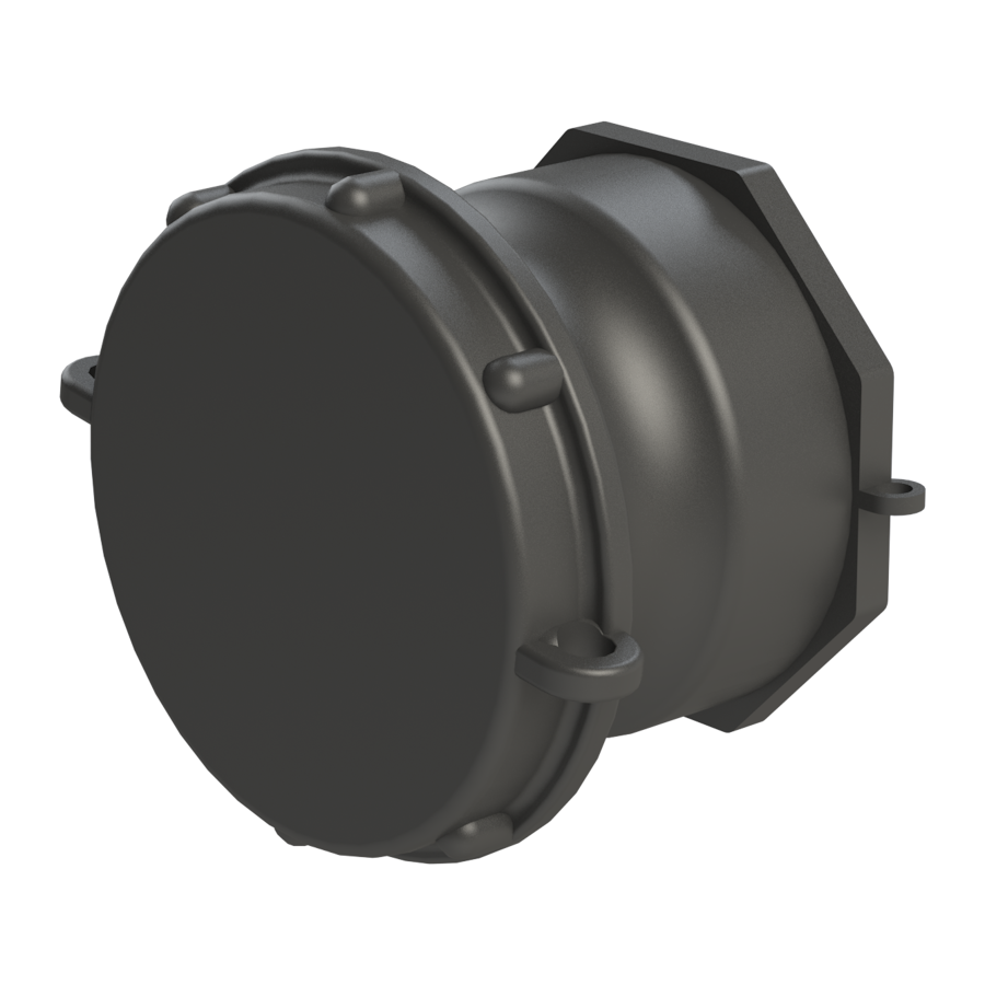 2’’ short Camlock male with 21B x S60X6 female, gasket, cap, foil
