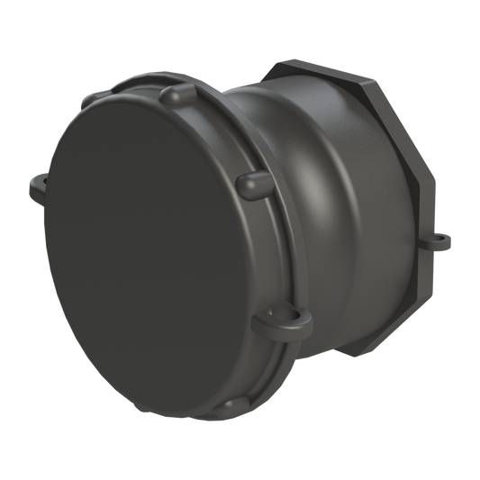 2’’ short Camlock male with 21B x S60X6 female, gasket, cap, foil