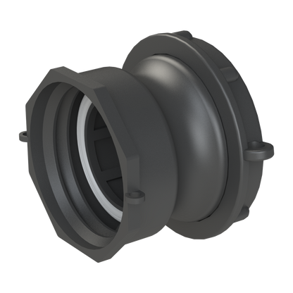 CPP S60X6 to 2 inch short Camlock Type A 21B adaptor and protective Cam cap