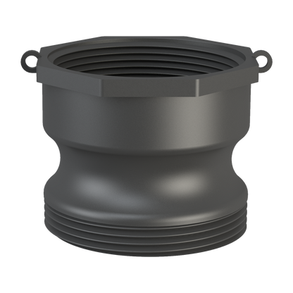 2’’ short Camlock male with 21B X 2’’ NPS female, gasket, plug