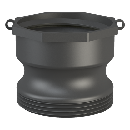2’’ short Camlock male with 21B X S60X6 female, gasket, plug