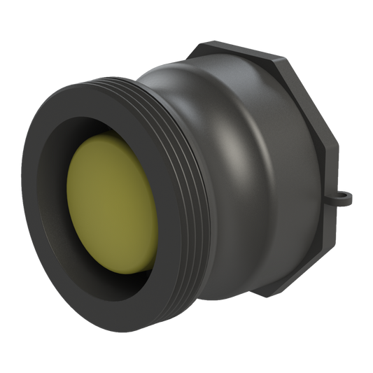 2’’ short Camlock male with 21B X S60X6 female, gasket, plug