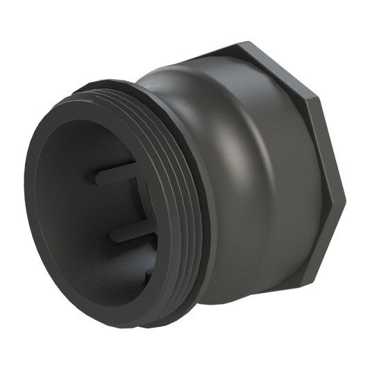 2’’ short Camlock male with 20B X 2’’ NPS female, gasket.