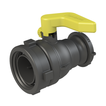 2'' `DARCIE-LITE` IBC ball valve, S75X6 Female x Camlock adapter