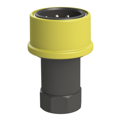 2″ Dry-Shut™ Female Valved Coupler x 2″ BSP Female – Polypropylene – Viton® Seals – Stainless Ball Locking System