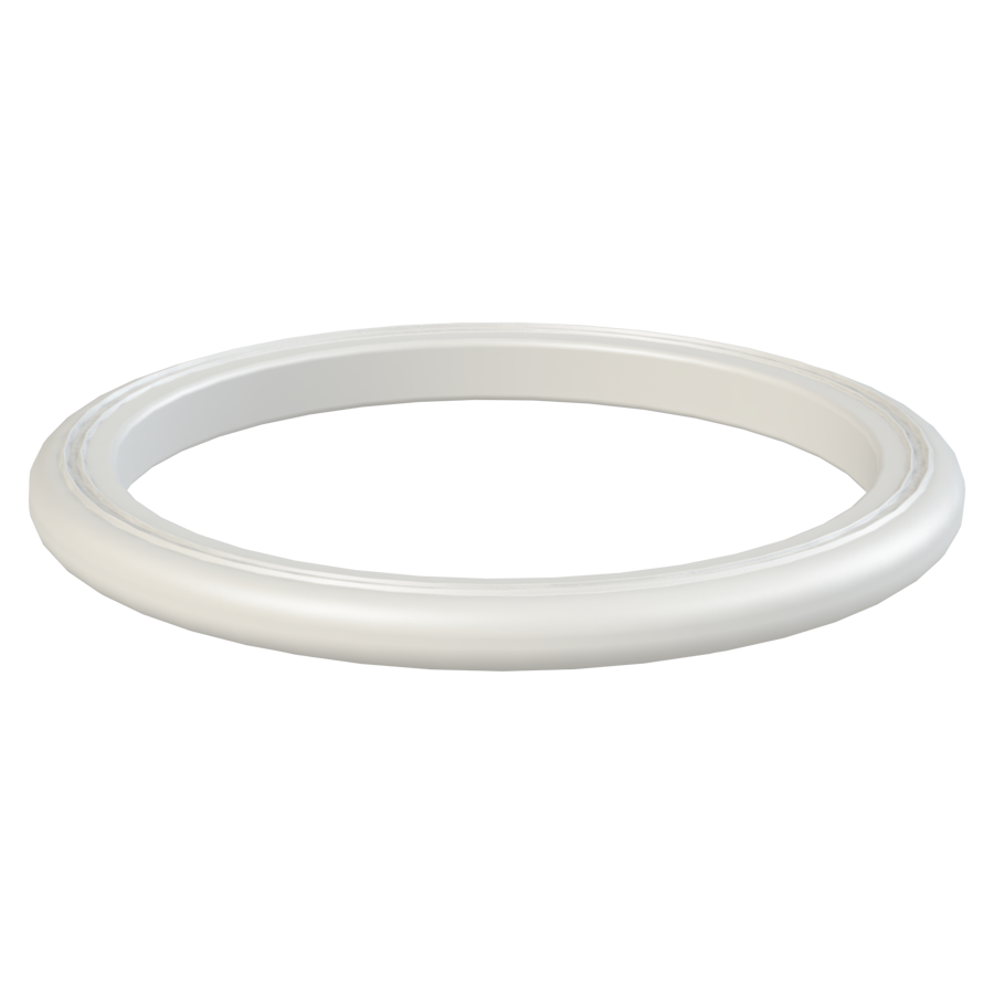 S60X6 (2'' BSP/NPS) ribbed gasket, Olefin elastomer