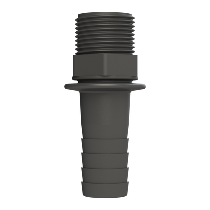 1'' BSPP hex. Male X 1''(25mm) hose tail G/P/P