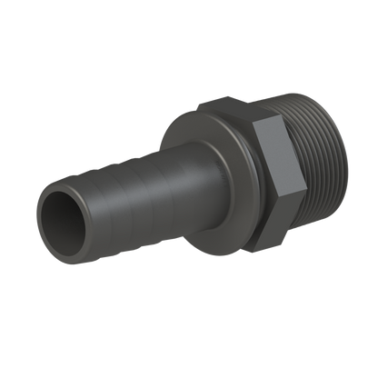 1¼’’ BSPP hex. Male X 1¼’’ (32mm) hose tail G/P/P