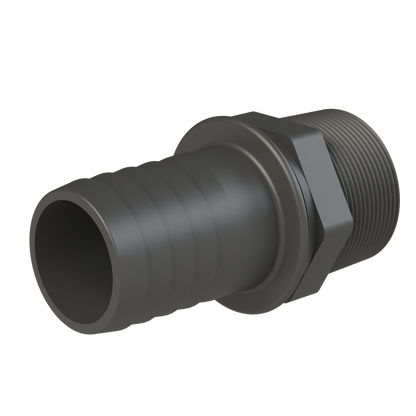 2'' BSPP hex. Male X 2''(50mm) hose tail G/P/P
