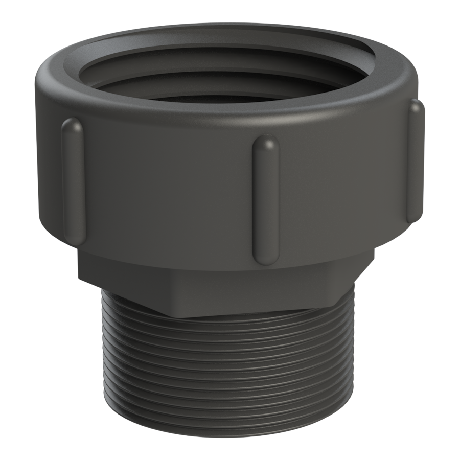 2'' BSP male x S75X6 female buttress