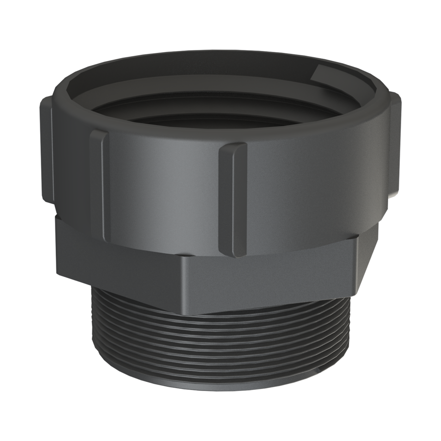 3'' BSP Hex male x S100X8 female buttress