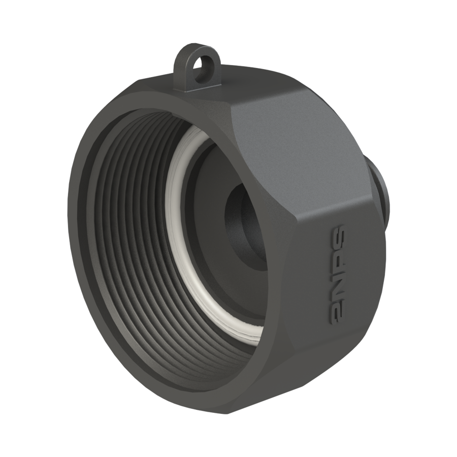 ¾'' NPT male x 2'' NPS female Easy-Seal