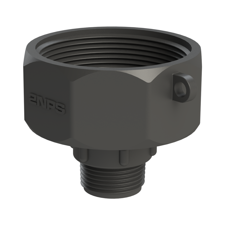 ¾'' NPT male x 2'' NPS female Easy-Seal