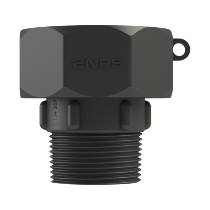 1¼'' NPT male x 2'' NPS female Easy-Seal