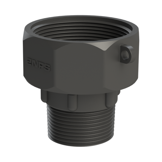 1¼'' NPT male x 2'' NPS female Easy-Seal