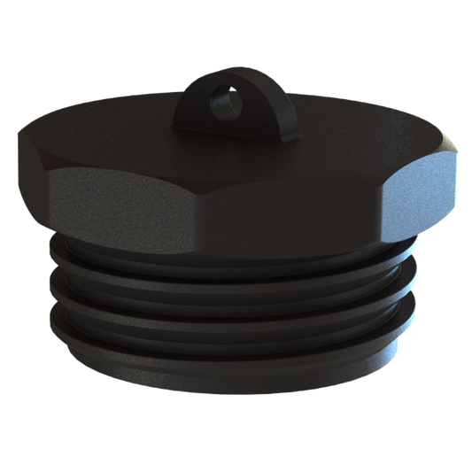 S60X6 hex. Male X dust plug G/P/P