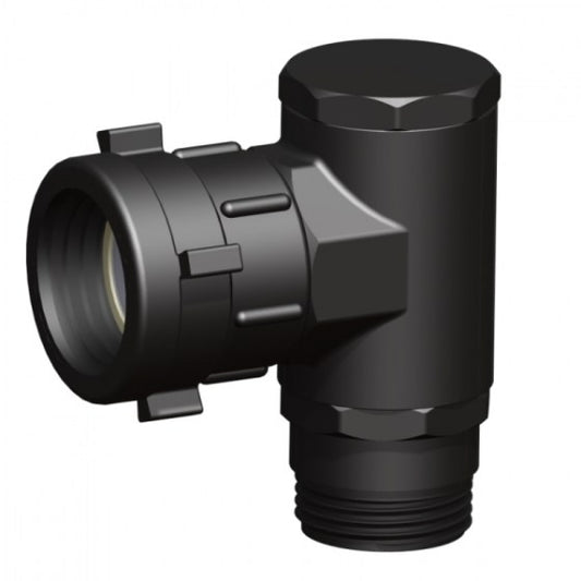 S60x6 female swivel x 90° elbow with S60X6 male