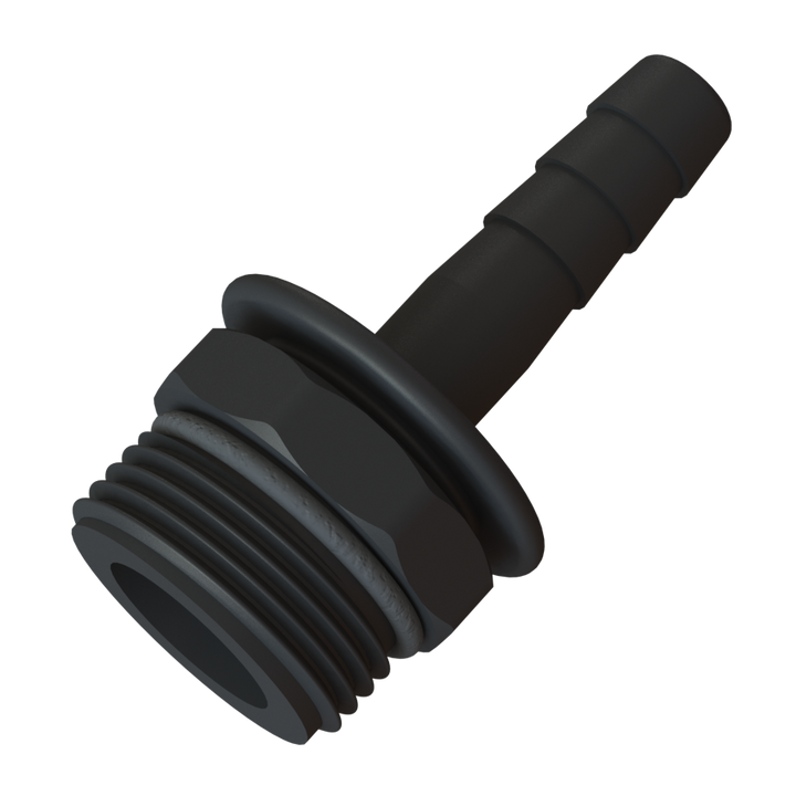 CPP® 1″ BSPP Short Male / O-Ring × ½″ (13 mm) Hose Tail