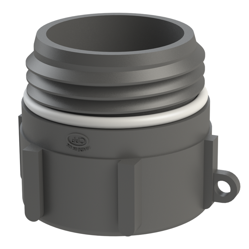 S64X5 Drum Thread × 2″ BSPP Female – GF Polypropylene – CPP®