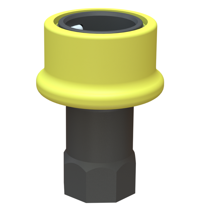 CPP® 1″ Dry-Shut™ Female Valved Coupler × 1″ BSPP Female
