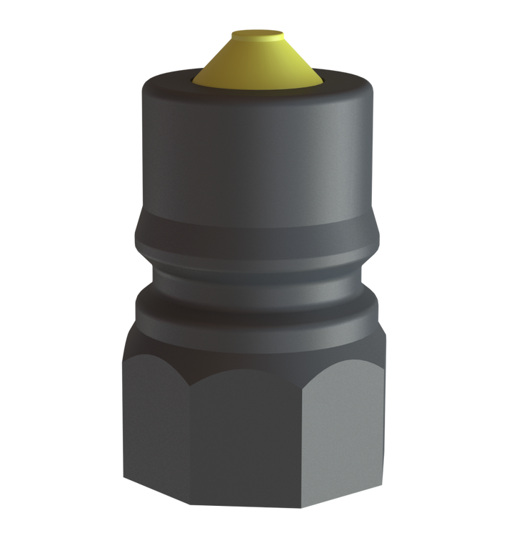 CPP® 1″ Dry-Shut™ Male Valved Adaptor × 1″ BSPP Female
