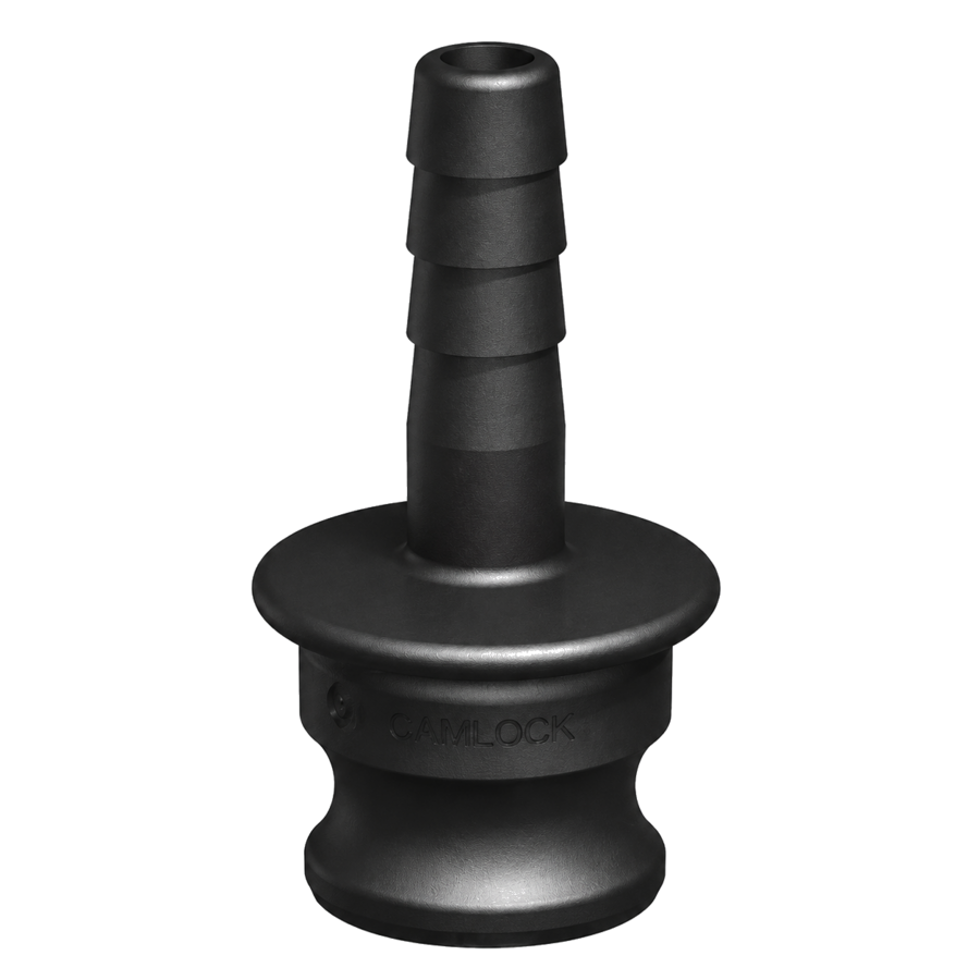 CPP ¾″ Male Camlock × ½″ (13 mm) Hose Tail (Type E)