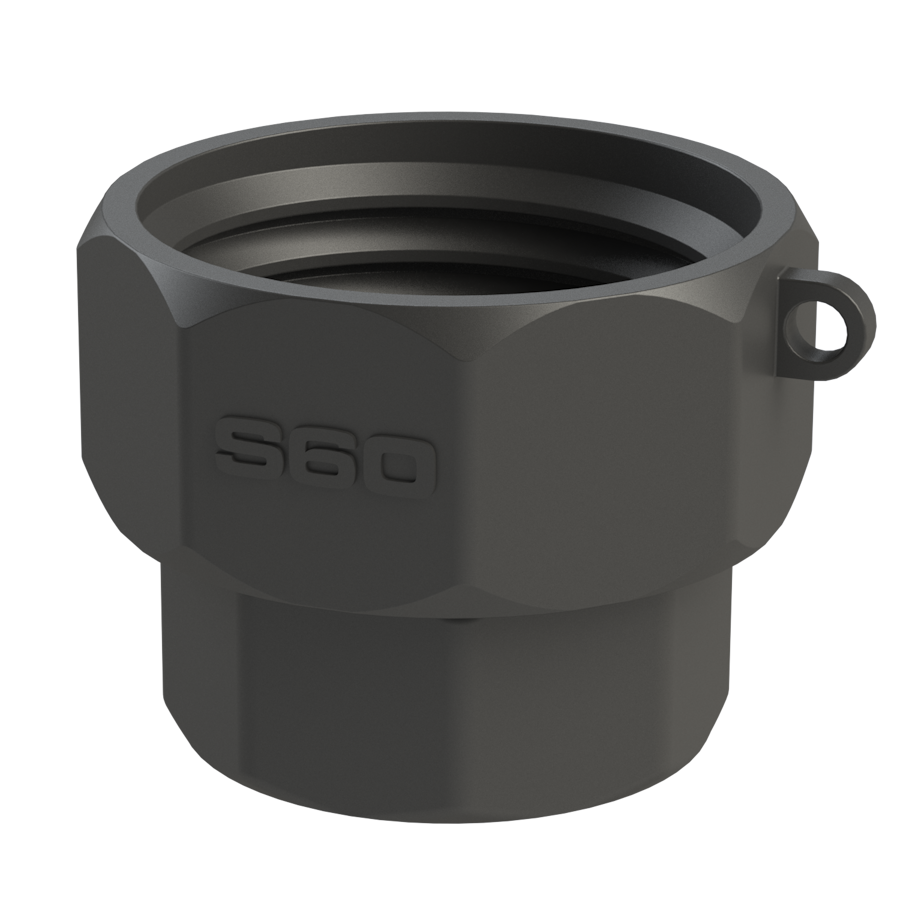 1½'' BSP female X S60x6 female, C/W seal