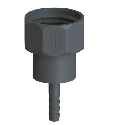 S60X6 female buttress X ½'' (12.5mm) hose tail C/w seal G/P/P