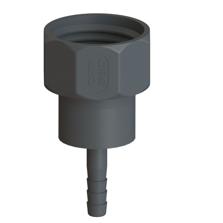 CPP S60X6 Female × ⅝″ (16mm) Hose Tail