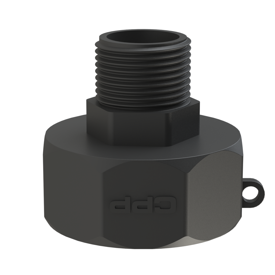 1'' BSP hex male adapter X S60X6 female buttress C/W seal G/P/P