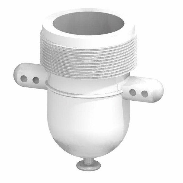 CPP® 2½ inch BSPP lugged male dust plug in natural polypropylene