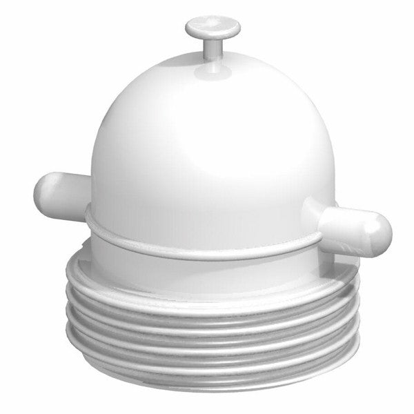 4″ URT (Urban Round Thread) Lugged Male Dust Plug – Natural Polypropylene – CPP®